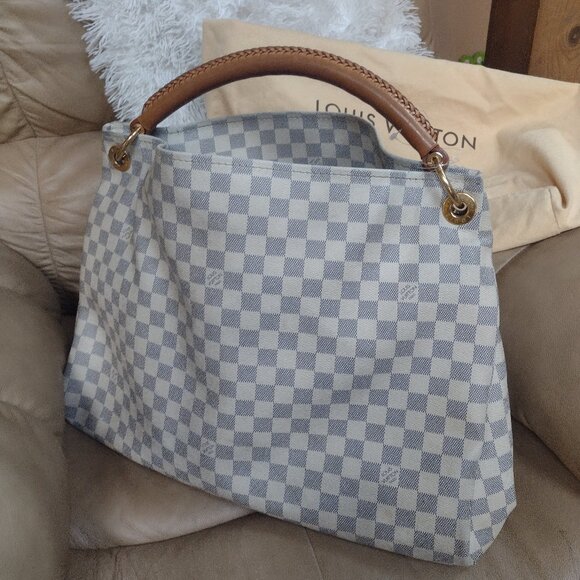 💯% Authentic XXL Louis Vuitton Artsy GM Azur - Picture 1 of 15